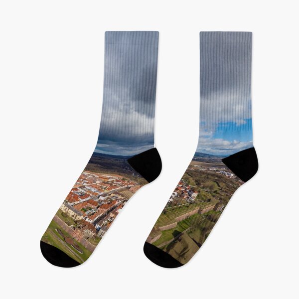 Item preview, Aerial drone panoramic view of Neuf-Brisach city in Alsace designed and sold by Alexander Sorokopud.
