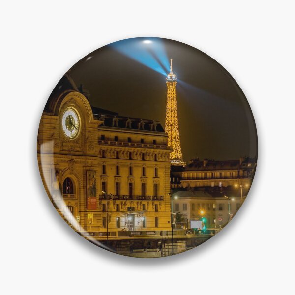 Item preview, Musee d'Orsay in Paris at night designed and sold by Ulysse Pixel.