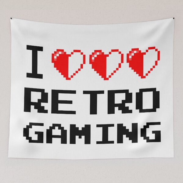 Item preview, I Love Retro Gaming designed and sold by Pixel-Pixie.