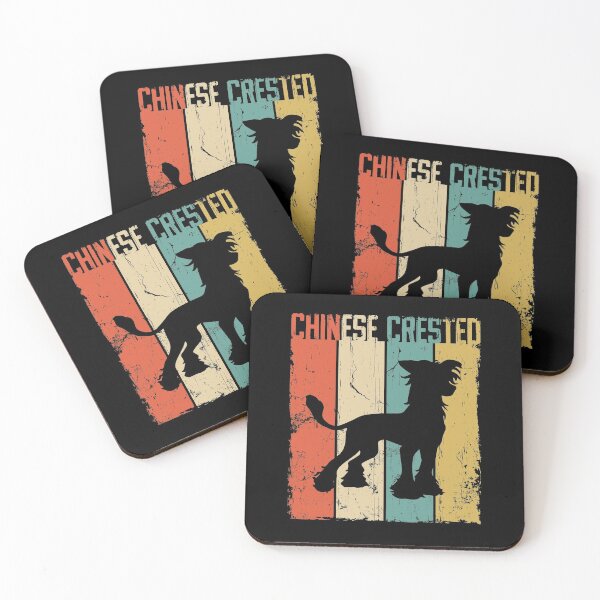 Item preview, Chinese Crested Dog Vintage Retro Style designed and sold by rafaeltto.