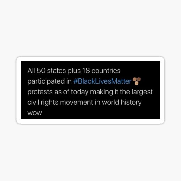 the-largest-civil-movement-in-the-world-history-sticker-for-sale-by