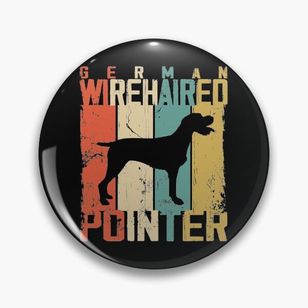 Item preview, German Wirehaired Pointer Dog Vintage Retro Style designed and sold by rafaeltto.