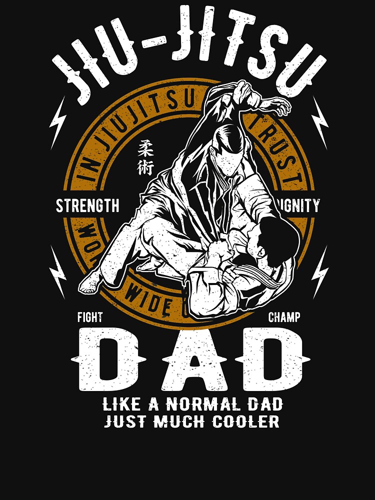 Camiseta Sin Mangas 'Jiu-Jitsu Father' - Diseño Retro Para Papás BJJ, Regalo Grapplers