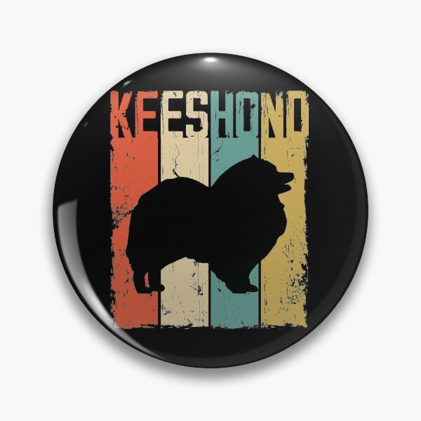 Item preview, Keeshond Dog Vintage Retro Style designed and sold by rafaeltto.