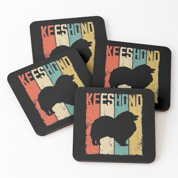 Item preview, Keeshond Dog Vintage Retro Style designed and sold by rafaeltto.