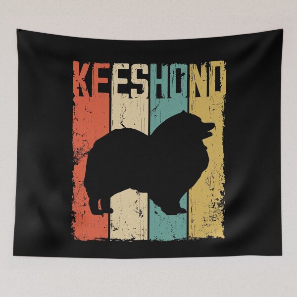 Item preview, Keeshond Dog Vintage Retro Style designed and sold by rafaeltto.