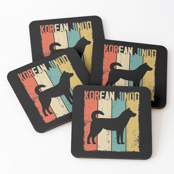 Item preview, Korean Jindo Dog Vintage Retro Style designed and sold by rafaeltto.