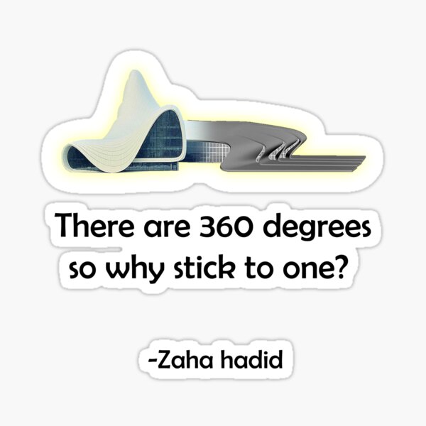 Item preview, Why stick to one? Zaha hadid designed and sold by Archtshirt.