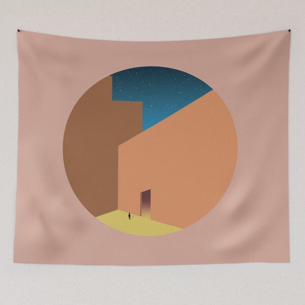 Item preview, Moroccan night landscape - alone at night designed and sold by NomiBee.