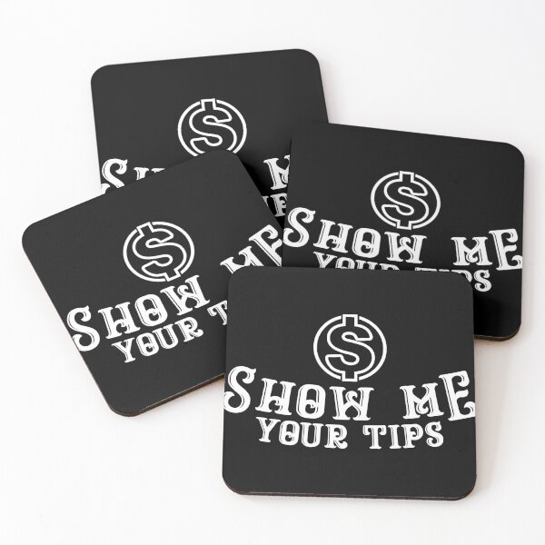 Item preview, Show Me Your Tips Tee, Bartender graphic, Waiter Tee designed and sold by Lisbob.