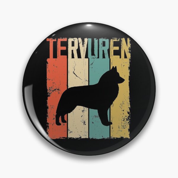 Item preview, Tervuren Dog Vintage Retro Style designed and sold by rafaeltto.