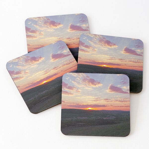 Item preview, Beautiful red sunset at the country side designed and sold by IlonaP99.