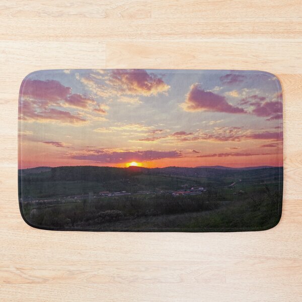 Item preview, Beautiful red sunset at the country side designed and sold by IlonaP99.