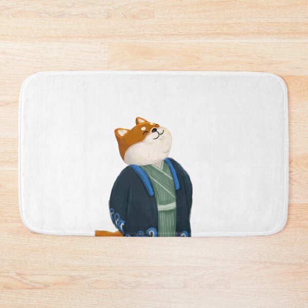 Item preview, Shiba-inu in kimono designed and sold by quynhdraws.