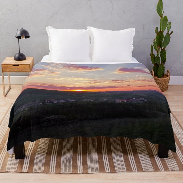 Item preview, Beautiful red sunset at the country side designed and sold by IlonaP99.