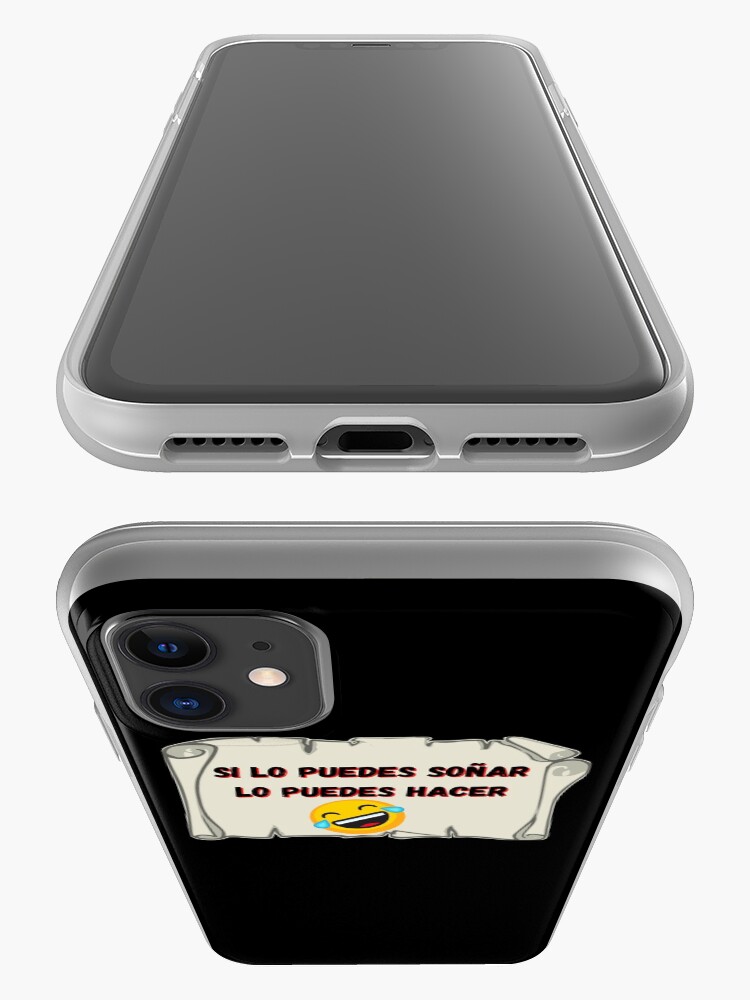 Vista alternativa de Funda de iPhone Si lo puedes soñar, lo puedes hacer