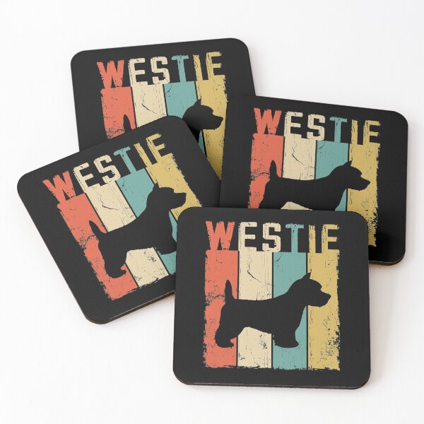 Item preview, Westie West Highland White Terrier Dog Vintage Retro Style designed and sold by rafaeltto.