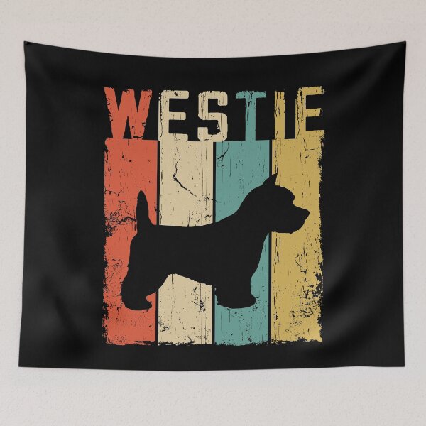 Item preview, Westie West Highland White Terrier Dog Vintage Retro Style designed and sold by rafaeltto.