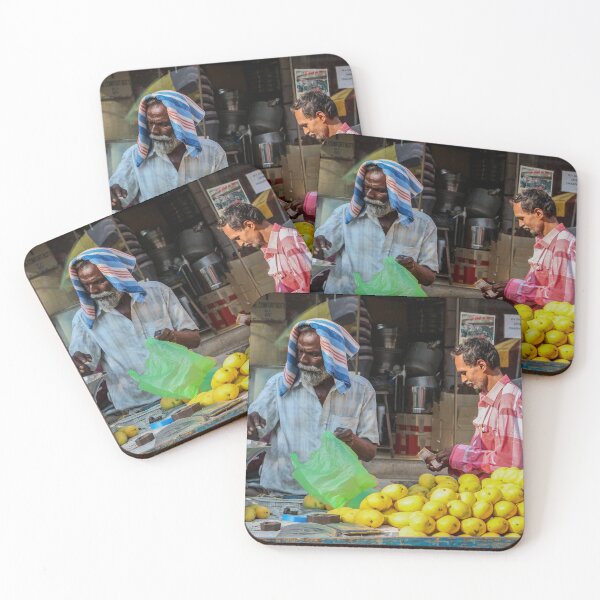 Item preview, Street photograph of a vendor selling fruits designed and sold by Prerana Jain.