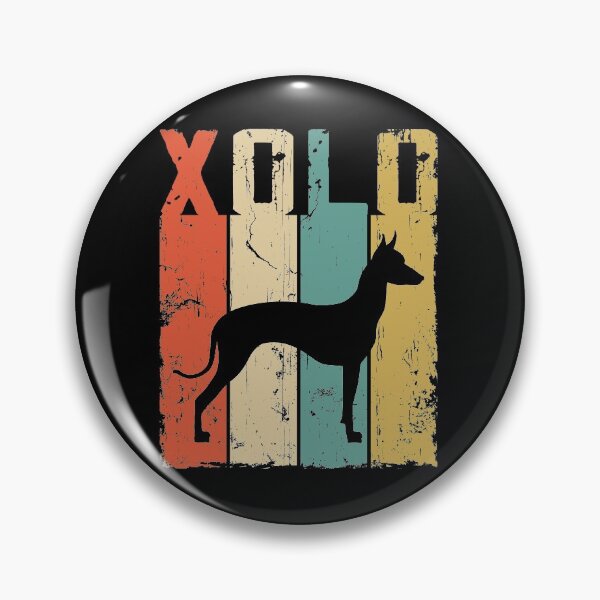 Item preview, Xolo Xoloitzcuintle Mexican Hairless Dog Vintage Retro Style designed and sold by rafaeltto.