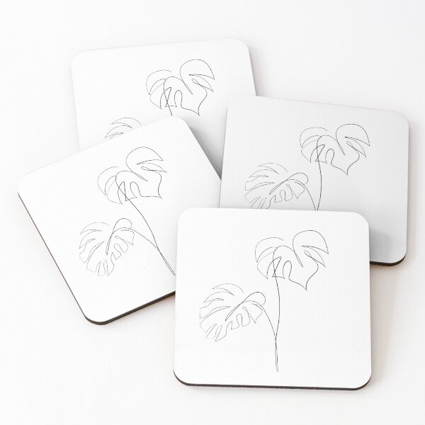 Item preview, Monstera plant lineart designed and sold by minimalismus.
