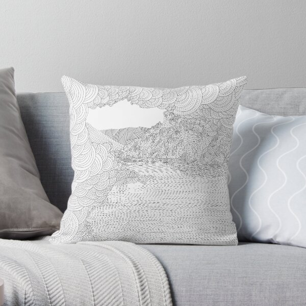 Rydal Caves, Lake District, England Throw Pillow