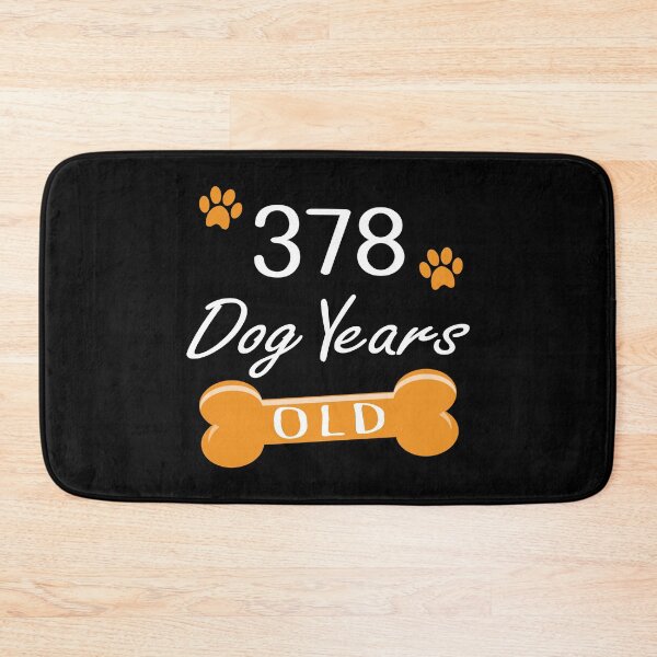 Item preview, 378 Dog Years Old Funny 54th Birthday Puppy Lover design designed and sold by Grabitees.