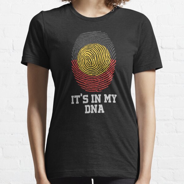 ADN de huellas dactilares aborígenes angustiado Camiseta esencial