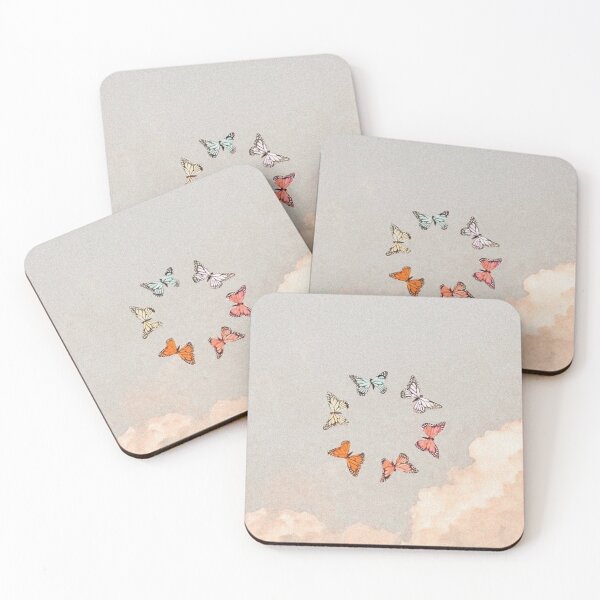Artikelvorschau, Aesthetic Butterfly Cloudies Muster entworfen und verkauft von marsgillies.