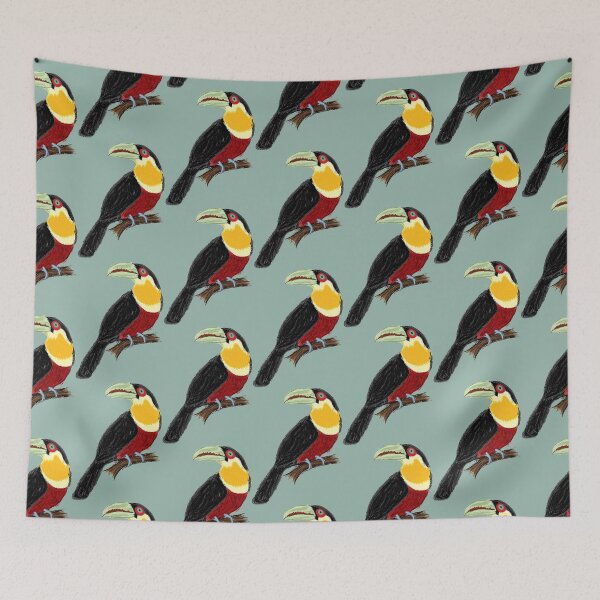 Aperçu de l'œuvre Oeuvre d'un toucan à bec vert I créée et vendue par JD's Shop.