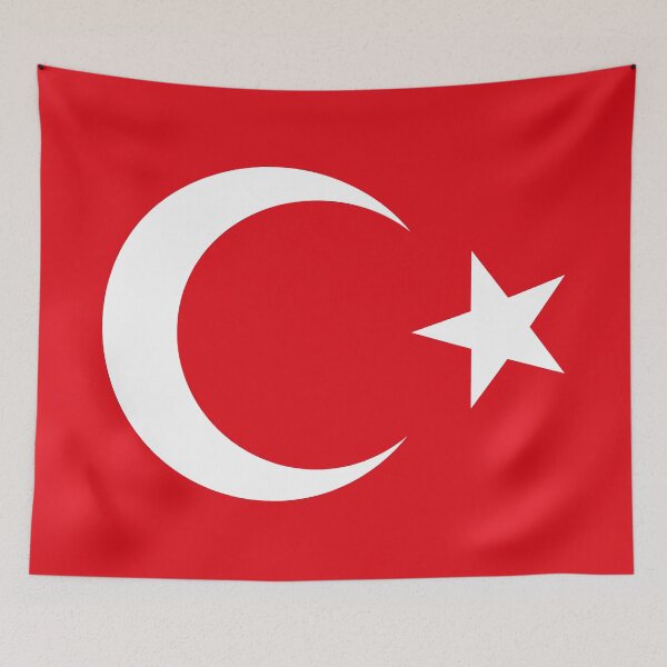 Item preview, Turkish Flag designed and sold by zuen.