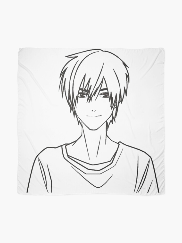 Anime Boy PFP Scarf