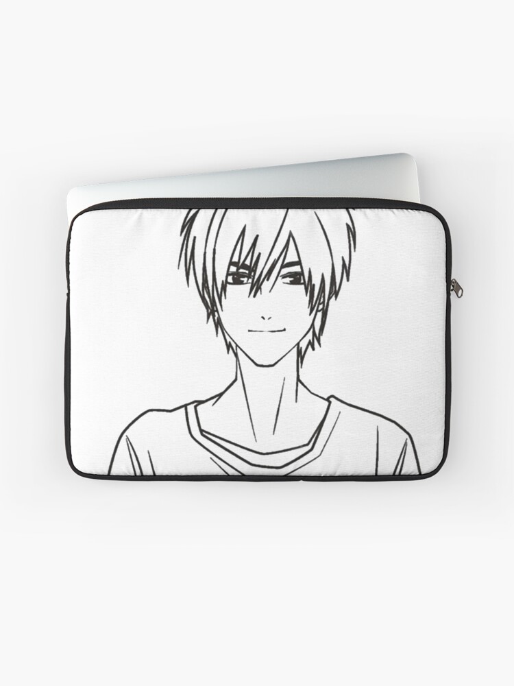 Anime Guy Anime Boy Drawing Arts Cute Anime Boy Laptop Sleeve By Zerodom Redbubble