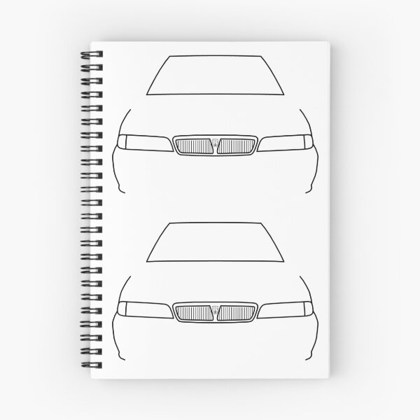 Artikelvorschau, Schwarze Umrissgrafik des Oldtimers Rover 216 entworfen und verkauft von soitwouldseem.