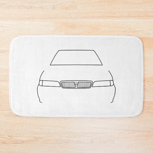 Item preview, Rover 216 classic car black outline graphic designed and sold by soitwouldseem.