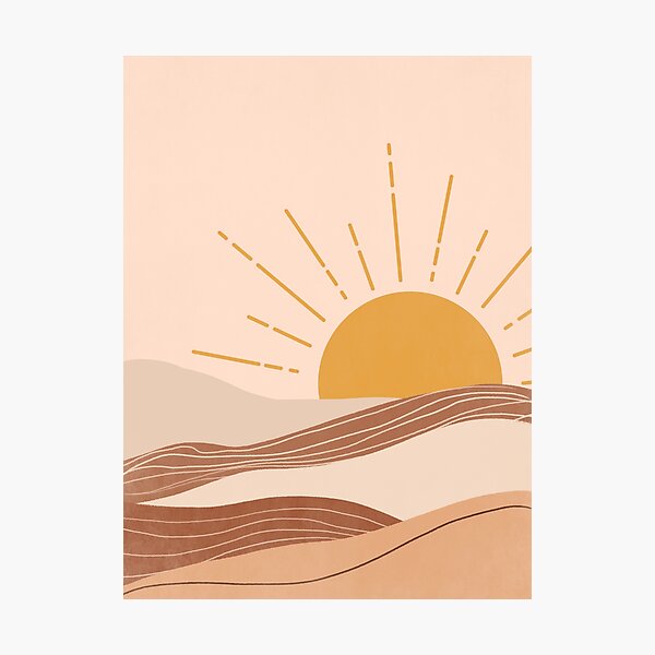 Item preview, Abstract Sunset Painting 3.6 designed and sold by Ana Moguš.