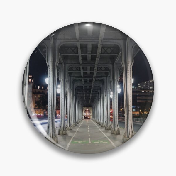 Item preview, Pont de Bir-Hakeim at night - Paris, France designed and sold by Ulysse Pixel.