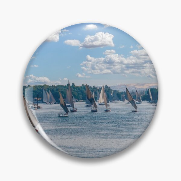 Item preview, Feluccas sailing along the Nile River - Egypt designed and sold by Ulysse Pixel.