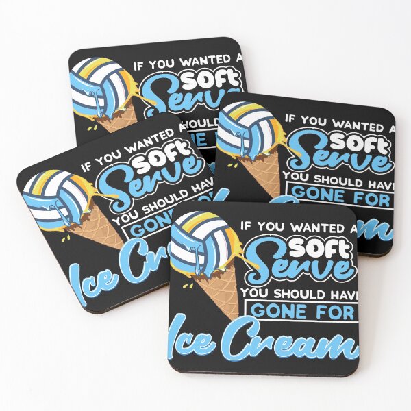 Item preview, Volleyball Humour Gift Tee | Soft Serve! designed and sold by Lisbob.