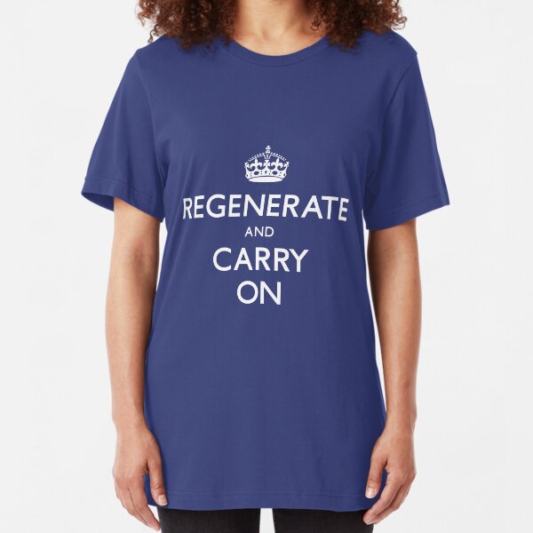 Regenerate and Carry On Slim Fit T-Shirt