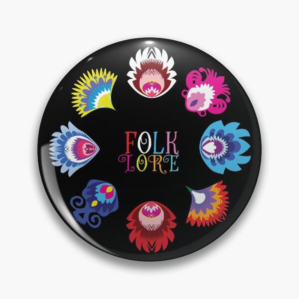 Item preview, Folk meadow on black designed and sold by FK-UK.