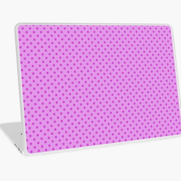 Pattern mallow dots, on mallow background Laptop Skin