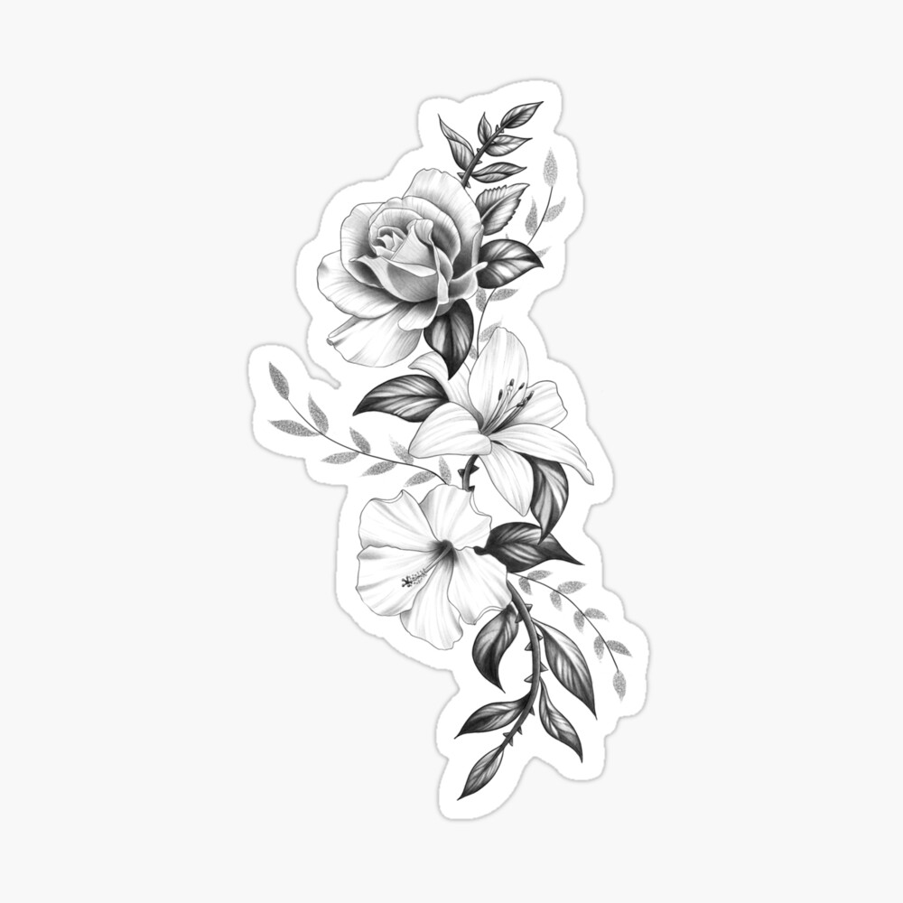 20 beautiful flower tattoos for thighs (ideas for females) - Tuko.co.ke