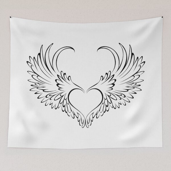 Item preview, Winged angel heart designed and sold by Blackmoon9.