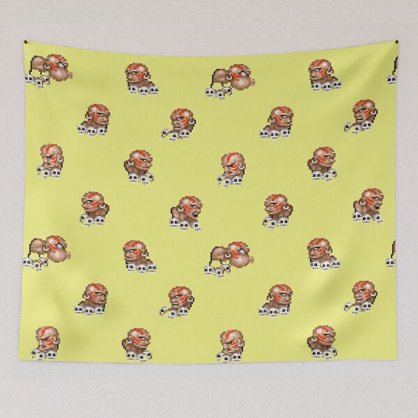 Item preview, Dhalsim Head Pixelart Pattern designed and sold by PexelPirfect.