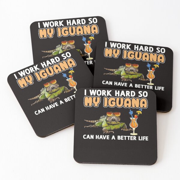 Item preview, Funny Iguana Shirt Iguana Lover Design "I work hard so my Iguana can have a better life" designed and sold by adsman68.