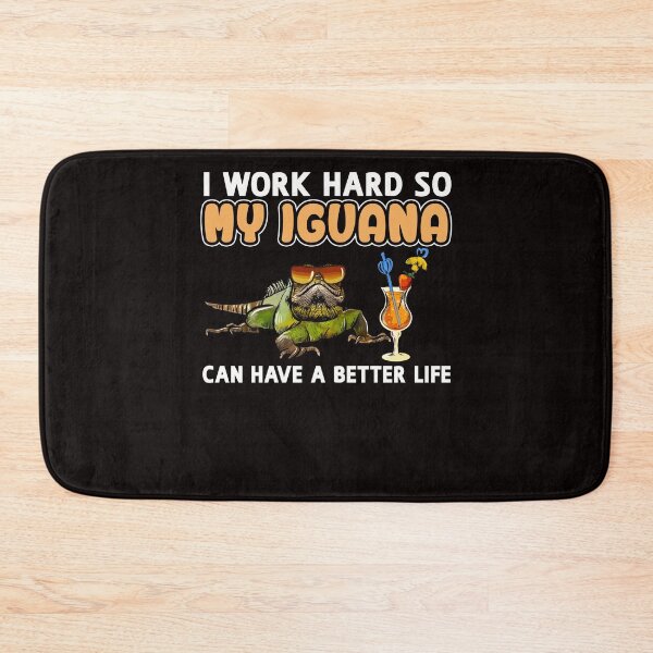 Item preview, Funny Iguana Shirt Iguana Lover Design "I work hard so my Iguana can have a better life" designed and sold by adsman68.