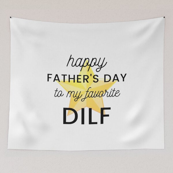 Item preview, Happy Father's Day To My Favorite Dilf designed and sold by Oussluka.