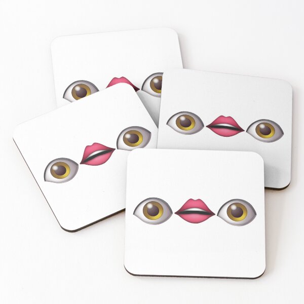 Item preview, Funny Eyes Lips Emoji designed and sold by RiaBubble.