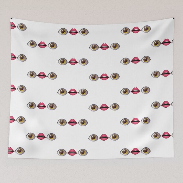 Item preview, Funny Eyes Lips Emoji designed and sold by RiaBubble.